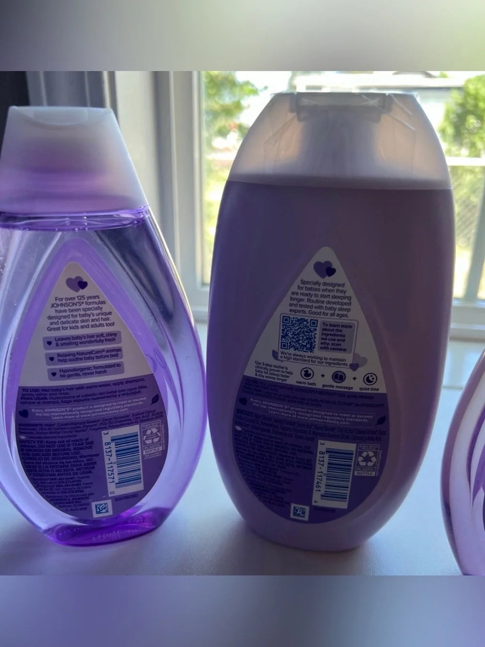 Johnson’s Baby Bedtime Calming Bath, Shampoo & Lotion Bundle Of 4 Bottles Total